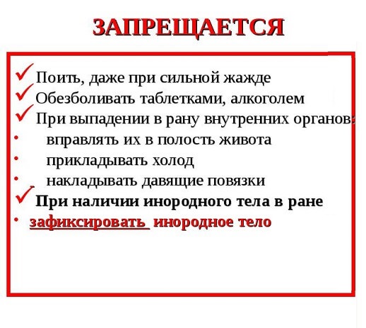 Код мкб ранение живота